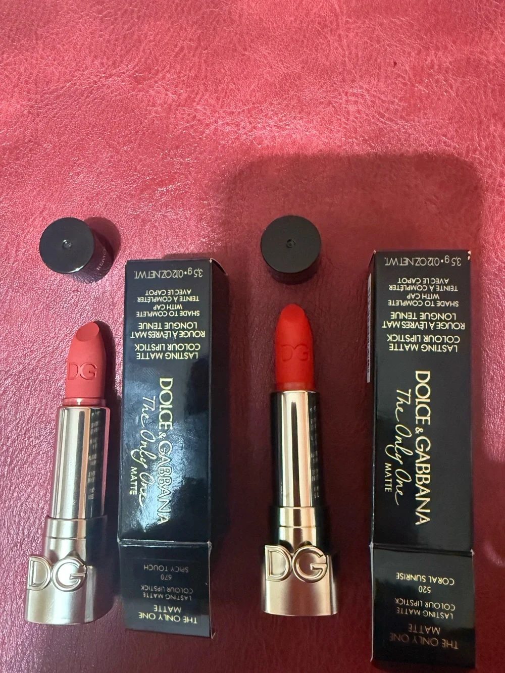 Dolce & Gabbana The Only One Matte Long Lasting Lipstick 520/670 0.12 oz